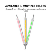 Pastel Dual-Ended Nail Dotting Pen Set — 5pcs Precision